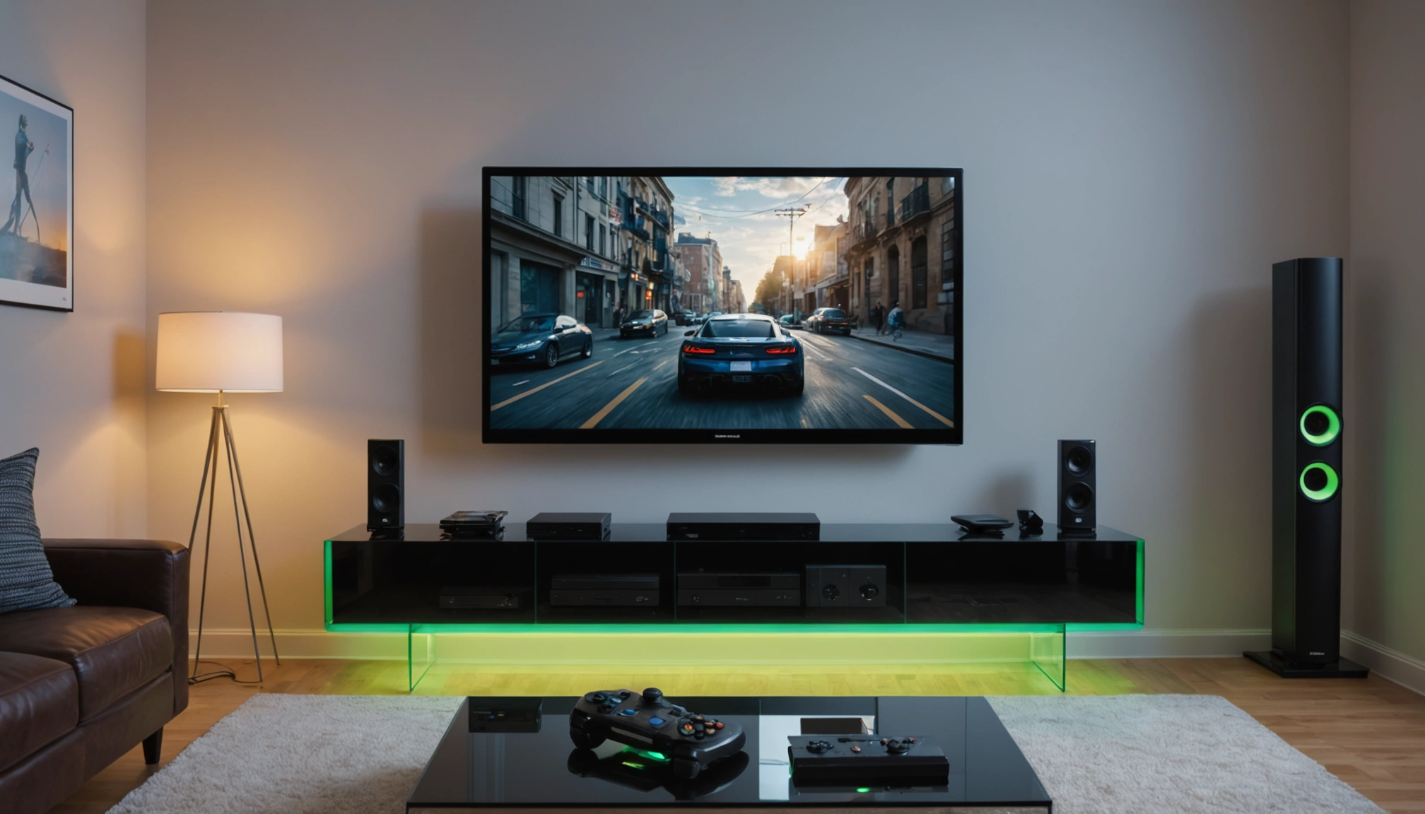 console en plexiglas